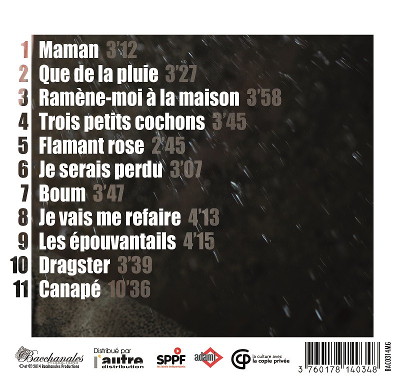 Manu Galure : Que de la pluie (album)