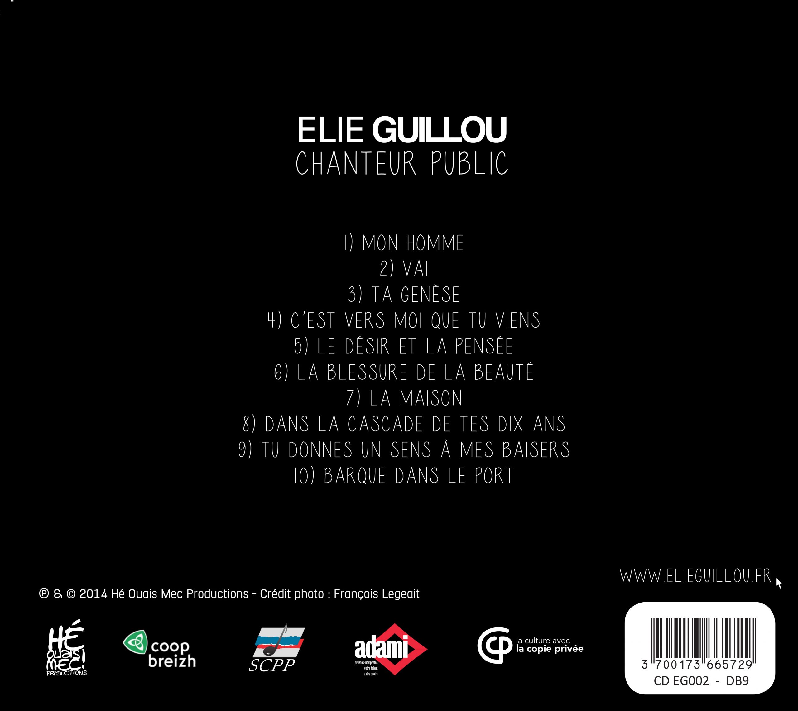 Elie Guillou : Chanteur Public